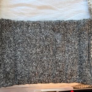 GAP Charcoal Knit Cowl Neck Tube Scarf